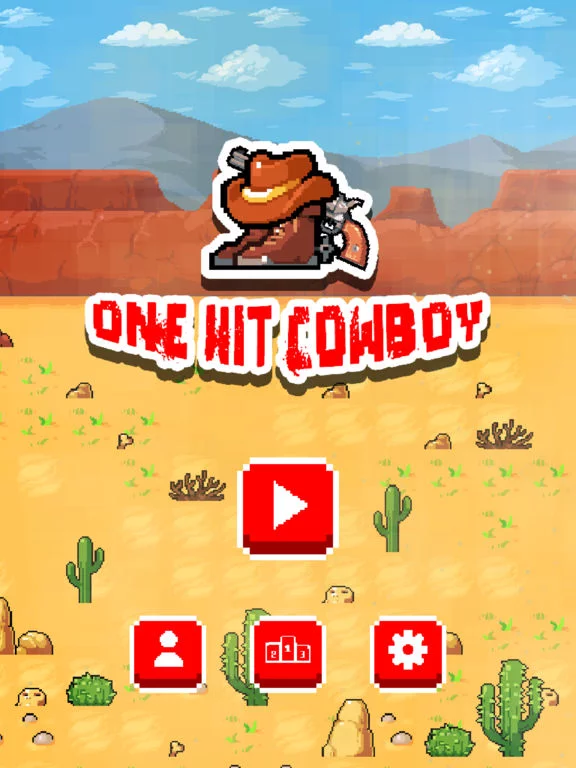 Изображение игры: One Hit Cowboy - It's high noon