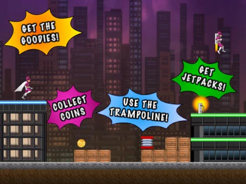 Изображение игры: Fast Running Super Hero Free - Endless Runner