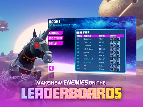 Изображение игры: Robot Unicorn Attack 3