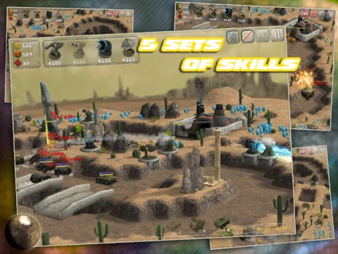 Изображение игры: Total Defense 3D HD