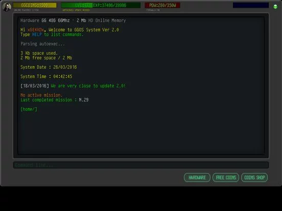 Изображение игры: Hacker Online RPG