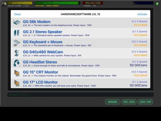 Изображение игры: Hacker Online RPG