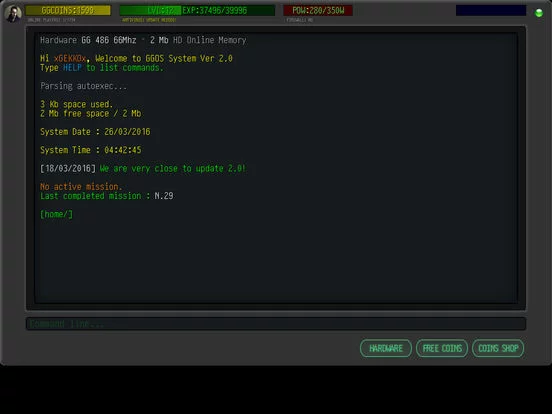 Изображение игры: Hacker Online RPG