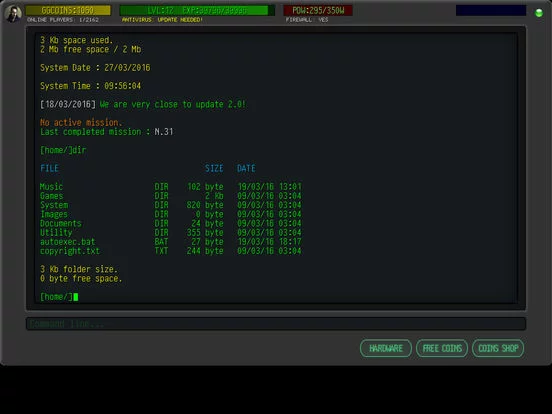 Изображение игры: Hacker Online RPG