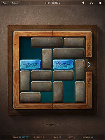 Изображение игры: Blue Block for iPad