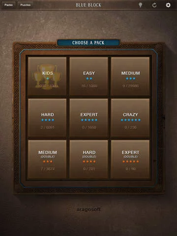 Изображение игры: Blue Block for iPad