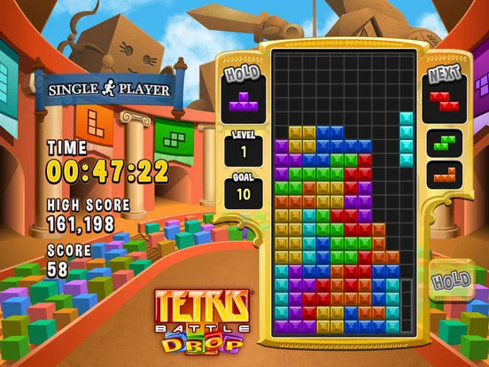 Изображение игры: Tetris Battle Drop