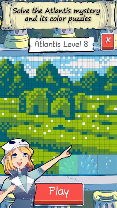 Изображение игры: Puzzle Cross Pirates - Nonograms adventures