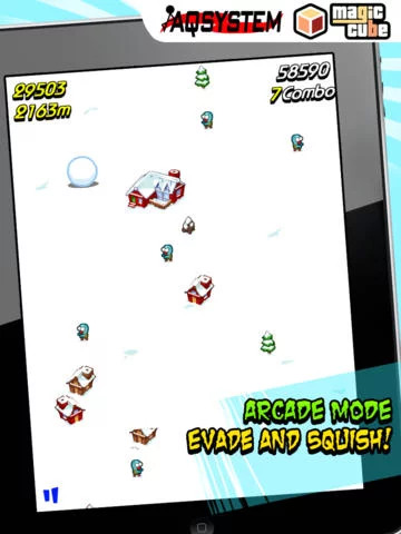 Изображение игры: Squish The Zombies - Fun Time Killer Game with snowball