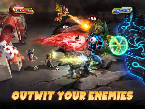 Изображение игры: Scrap Force - RPG Tactics