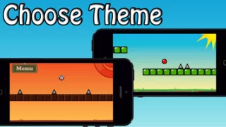 Изображение игры: Red Bouncing Ball Spikes