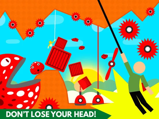 Изображение игры: Hanger World - Rope Swing
