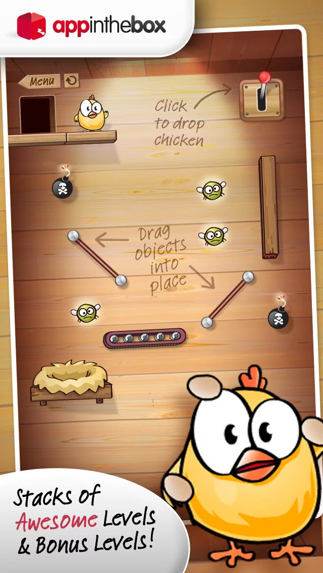Изображение игры: Drop The Chicken