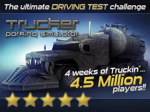 Изображение игры: Trucker: Parking Simulator - Realistic 3D Monster Truck and Lorry 'Driving Test' Free Racing Game