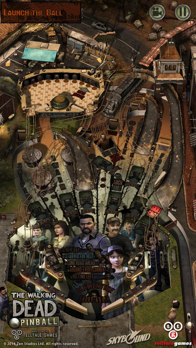 Изображение игры: The Walking Dead Pinball