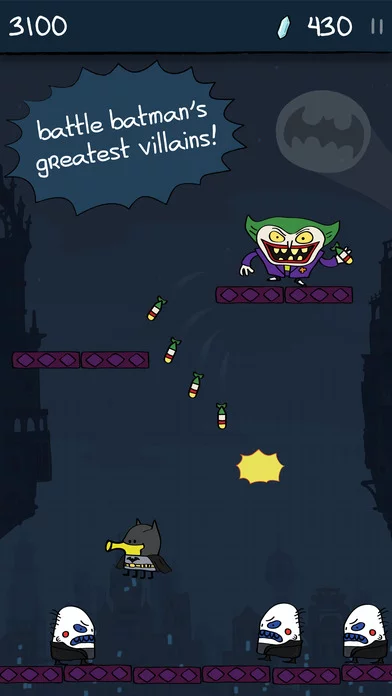 Изображение игры: Doodle Jump DC Super Heroes