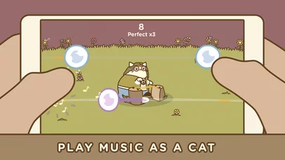 Изображение игры: Tappy Cat - Musical Kitty Arcade