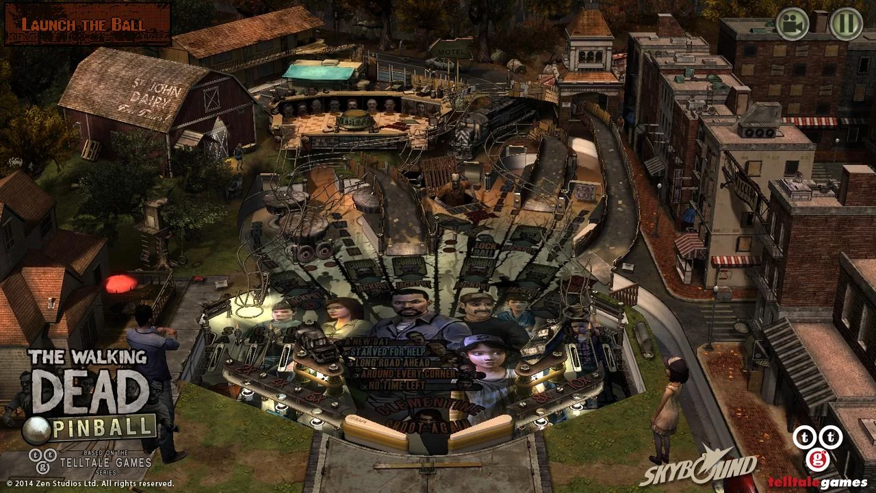 Изображение игры: The Walking Dead Pinball