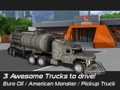 Изображение игры: Trucker: Parking Simulator - Realistic 3D Monster Truck and Lorry 'Driving Test' Free Racing Game