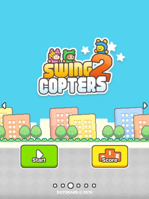 Изображение игры: Swing Copters 2