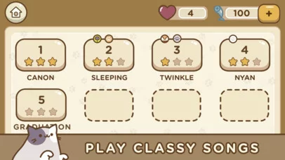 Изображение игры: Tappy Cat - Musical Kitty Arcade