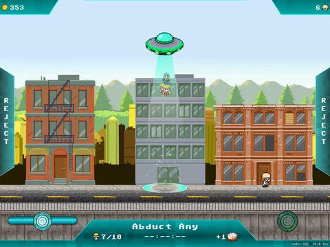 Изображение игры: Crazy Alien Invaders