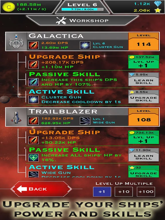 Изображение игры: Click and Conquer: Space Age - Idle Shooter