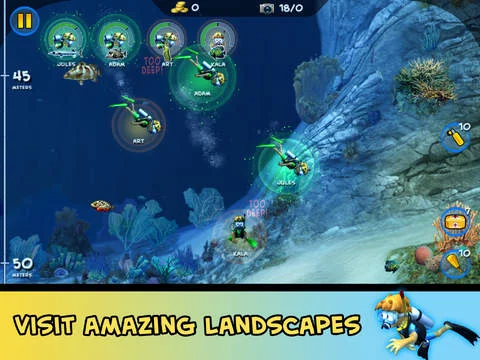 Изображение игры: Divemaster - the Scuba Diver Photo Expedition Adventure game with sharks and dolphins