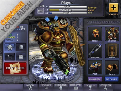 Изображение игры: Epic Mech Wars