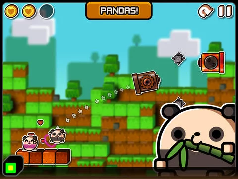 Изображение игры: Land-a Panda HD Lite