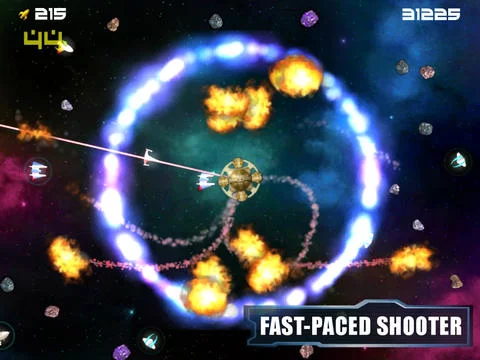 Изображение игры: Tapsteroids