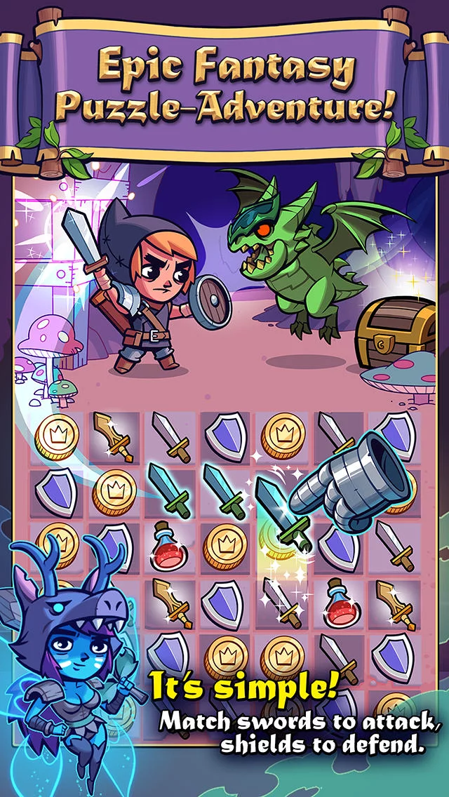 Изображение игры: Knights of Puzzelot