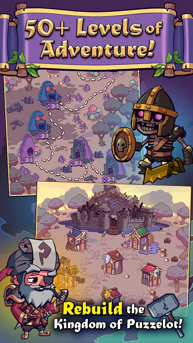 Изображение игры: Knights of Puzzelot