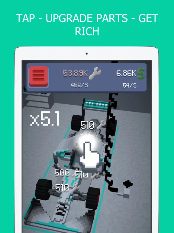 Изображение игры: Formula Clicker - Idle Tycoon And Racing Manager