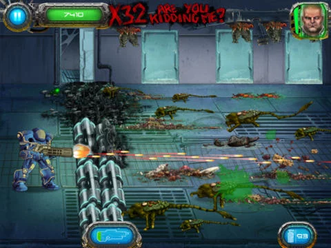 Изображение игры: Soldier vs. Aliens