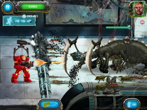 Изображение игры: Soldier vs. Aliens
