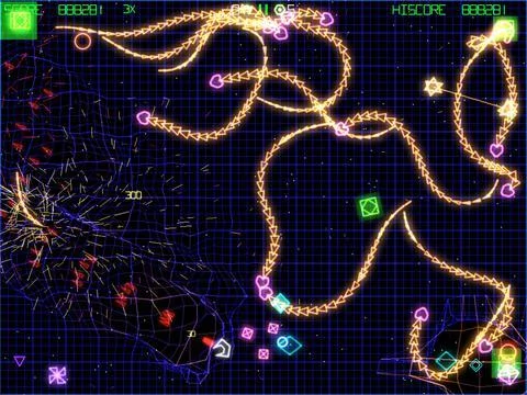 Изображение игры: GridWars 2--Vector arcade shooter