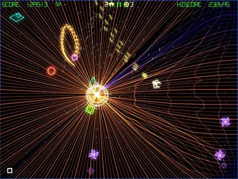 Изображение игры: GridWars 2--Vector arcade shooter