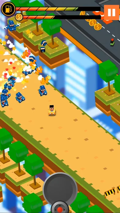 Изображение игры: Escape Fast: Police cars are chasing you, will you escape from them