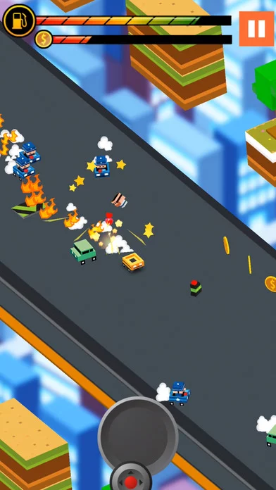 Изображение игры: Escape Fast: Police cars are chasing you, will you escape from them