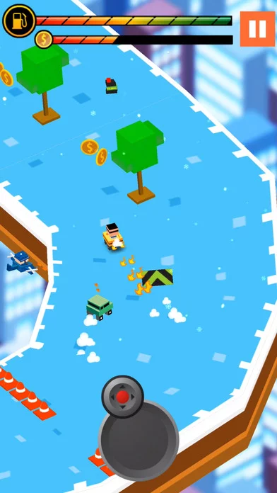 Изображение игры: Escape Fast: Police cars are chasing you, will you escape from them