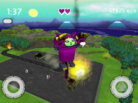 Изображение игры: Robocat Rampage