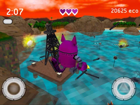 Изображение игры: Robocat Rampage