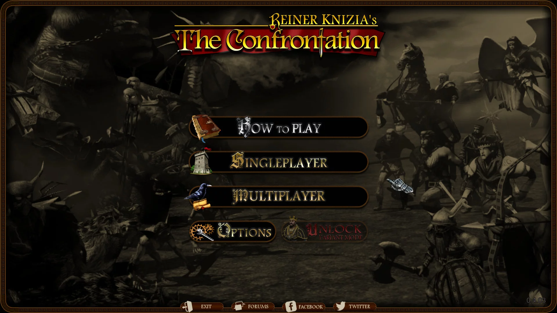 Изображение игры: Reiner Knizia's The Confrontation