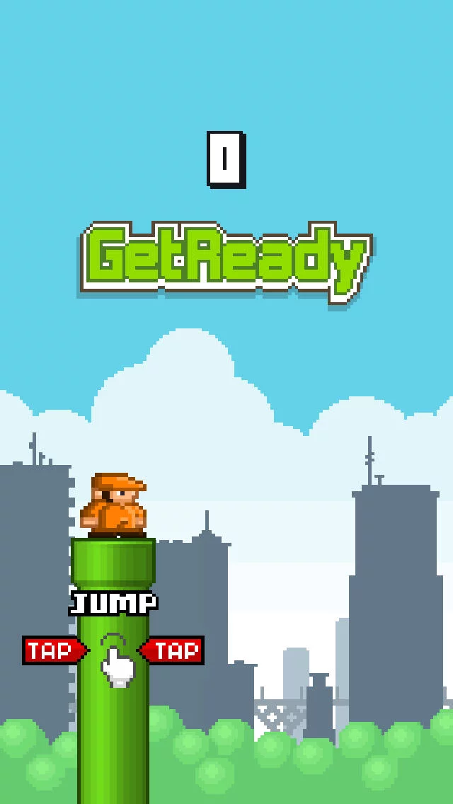 Изображение игры: Flappy Fario