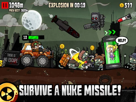 Изображение игры: Nuclear Outrun