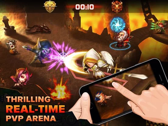 Изображение игры: Heroes Tactics: PvP Strategy Game
