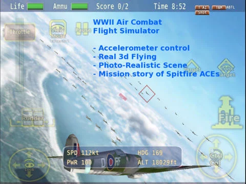 Изображение игры: Warbirds Spitfire