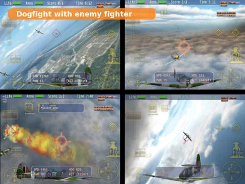 Изображение игры: Warbirds Spitfire