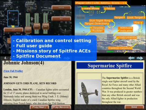 Изображение игры: Warbirds Spitfire